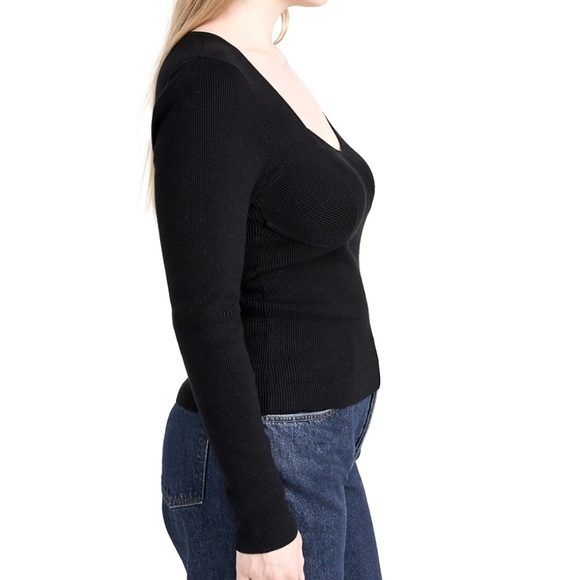 NWOT Madewell Wide Rib Sweater Top - Picture 3 of 14